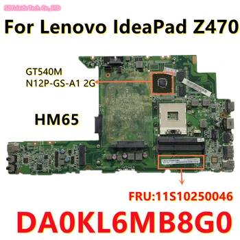 Lenovo IdeaPad Z470 Nešiojamas Plokštė DA0KL6MB8G0 Mainboard Su N12P-GS-A1 2G GPU HM65 FRU:11S10250046 mainboard bandymo gerai