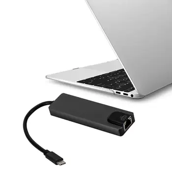 USB C Multi-Port Adapteris Lengva Naudoti Multi-Funkcija Plėtra Dokas Multi-Port Adapteris Paramos 4K Rezoliucijos Išėjimo Pateikti