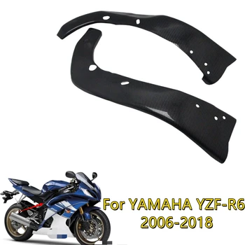 Motociklu Už Yamaha YZFR6 YZF R6 YZF-R6 2006-2018 ABS Anglies Pluošto Apsauginiu Rėmu Dangtelį šoniniame Skydelyje Lauktuvės