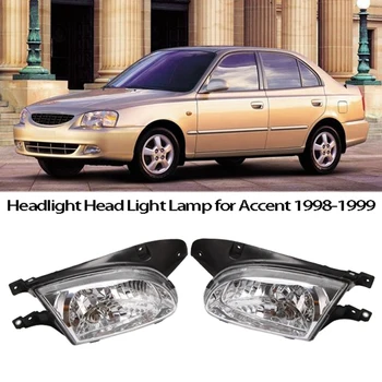 Automobilių Priekiniai Žibintai Žibintas Priešrūkinis Žibintas, Skirtas Hyundai Accent 1998 1999