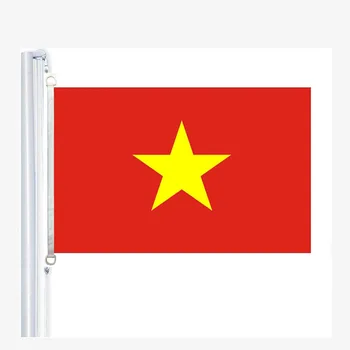 Vietnamo vėliava,90*150CM ,100% poliesteris, reklama,Skaitmeninė Spauda