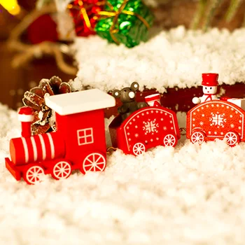 Kalėdinė Dekoracija Linksmų Kalėdų Medinis Traukinio Ornamentu Santa Claus Sniego Dovana Gimdymo Navidad Noel 2022 Naujųjų Metų Kalėdų Dekoro