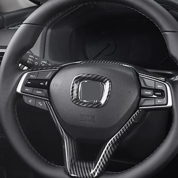Honda Accord 10 2018 2019 ABS Matinis/Anglies pluošto Automobilių Viduryje Vairas Mygtukas rėmo apdaila, automobilių optikos Reikmenys 1pcs