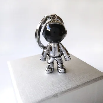 Naujas Mados Rankų darbo 3D Astronautas Vietos Robotas Astronautas Keychain paketų prižiūrėtojų raktinę Lydinio Dovana Žmogui Draugas