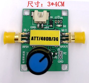 AT-108 RF ESC attenuator 0.5-3GHZ 40DB dinaminis diapazonas 0-5V kontrolės