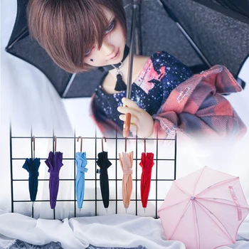 D04-A365 vaikų rankų darbo žaislas 1/4 1/6 MSD BJD Doll/SD TGS lėlės Priedai spalvinga Juoda kasdien skėtis 1pcs