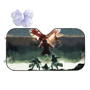 Išpuolis Titan Stiklas skėtį nuo saulės Shingeki no Kyojin Anime Automobilių Priekiniai Valytuvai, Automobilių Langų Stiklų Padengti Saulės Apsaugoti