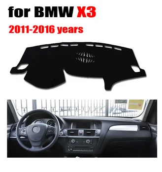FUWAYDA Automobilio prietaisų skydelio apima kilimėlis BMW X3 2011-2016 metų Kairės rankos ratai dashmat trinkelėmis brūkšnys apima auto prietaisų priedai