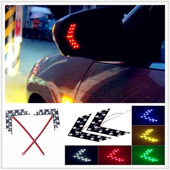 2vnt Automobilio LED Rodyklių Skydelis galinio vaizdo Veidrodis Indikatorius Posūkio Signalo Lemputė forHonda Pilotas Pažvelgti HR-V CR-V 