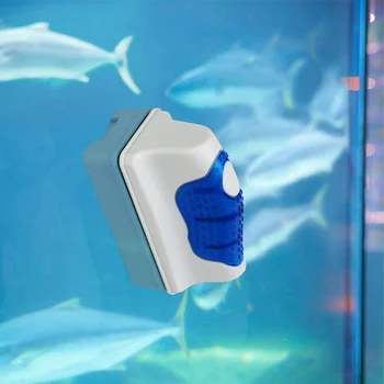 Akvariumas Magnetinio Žuvų Bakas Grandiklis, Stiklo Valiklį Valytoja Plūduriuojantis Valyti Šepetėliu, Teptuku Stiklo, Dumblių Valymo Grandiklis Žuvies Įrankiai