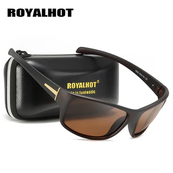 RoyalHot Vyrai Moterys Poliarizuota Retro Sporto Akiniai nuo saulės 