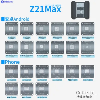 Mijing Z21 MAX Chip Alavo Sodinimo Lentelė IPHONE A8-A16 Hisilicon 