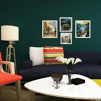 Šiuolaikinės paprasta vientisos spalvos tapetai įvairių spalvų ne austi namų puošybai tapetai fotografijos parduotuvė tapetai Roll W112