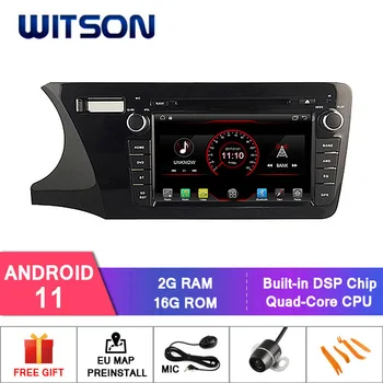 WITSON Android 11 automobilių dvd grotuvas su gps HONDA MIESTAS 2014 LHD Automobilio Multimedijos Grotuvas Stereo AutoAudio GPS Navigacijos DVD