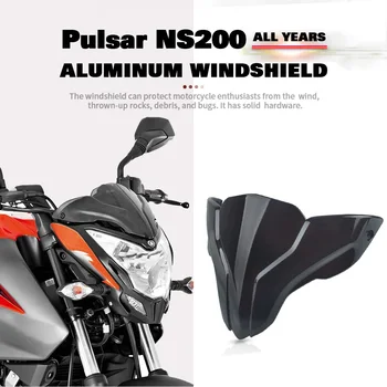 Motociklo priekinio Stiklo, Priekinio stiklo Vėjo Double Bubble ABS Vėjo Skydas BAJAJ Pulsar NS200 NS/RS 200/200 TAIP pertvara nuo vėjo
