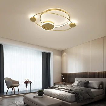 Naujos, modernios led lubų šviesos gyvenimo kambario, miegamasis kambarys office Didelio ryškumo nuotolinio valdymo pritemdomi Patalpų lubų lempa